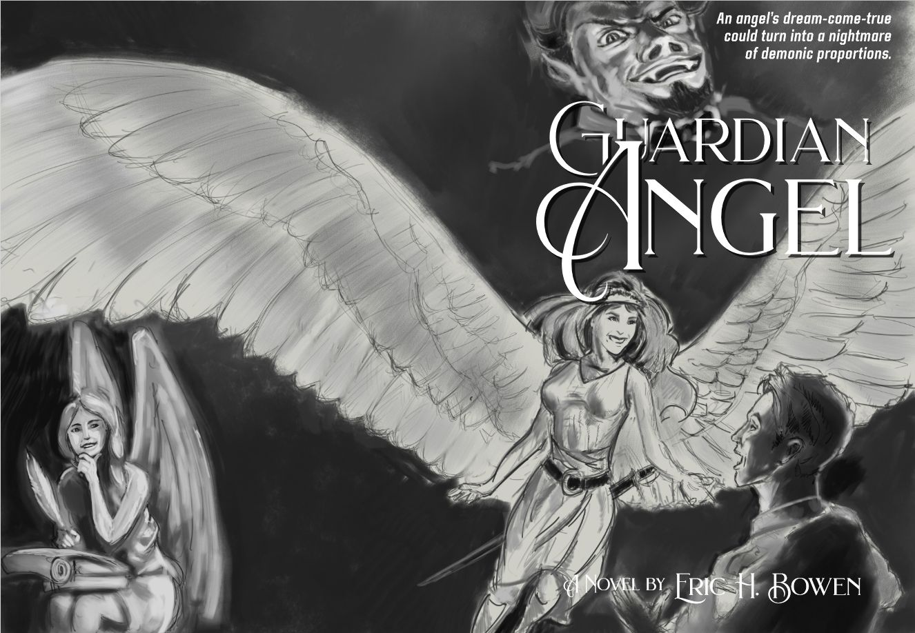 Draft Cover of Guardian Angel the Novel